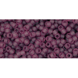 TOHO Rocailles 11/0 (#6BF) Transparent-Frosted Med Amethyst