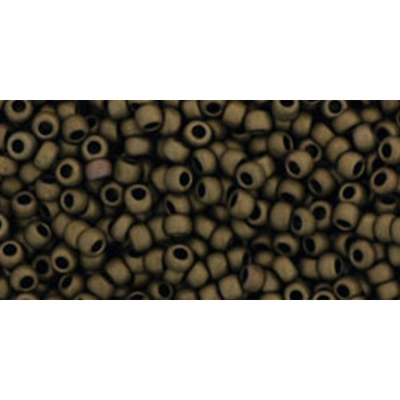 TOHO Rocailles 11/0 (#223F) Antique Frosted Bronze