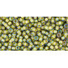 TOHO Rocailles 11/0 (#246) InsColor Luster Black Diamond/Opaque Yello