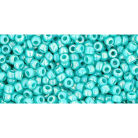 TOHO Rocailles 11/0 (#413) Opaque-Rainbow Turquoise