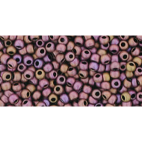TOHO Rocailles 11/0 (#703) Matte-Color Mauve Mocha