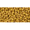 TOHO Rocailles 11/0 (#1623F) Opaque-Frosted Gold Luster Yellow