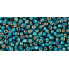 TOHO Rocailles 11/0 (#2027BDF) Frosted Silverlined Teal AB