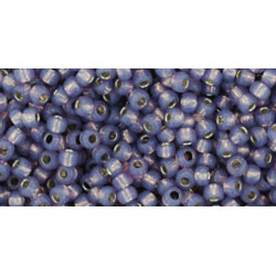 TOHO Rocailles 11/0 (#2124) Silver-Lined Milky Lavender
