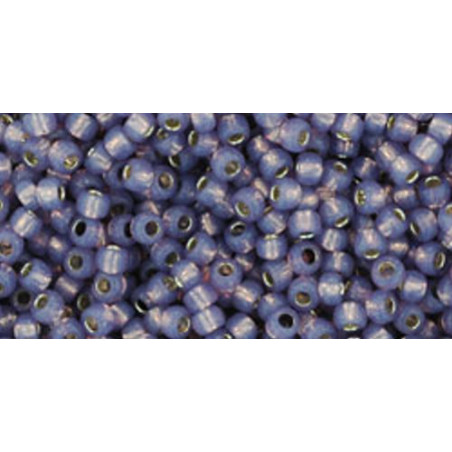 TOHO Rocailles 11/0 (#2124) Silver-Lined Milky Lavender
