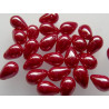 Drops 9x6mm Opaque-Lustered Cherry, 25 St.