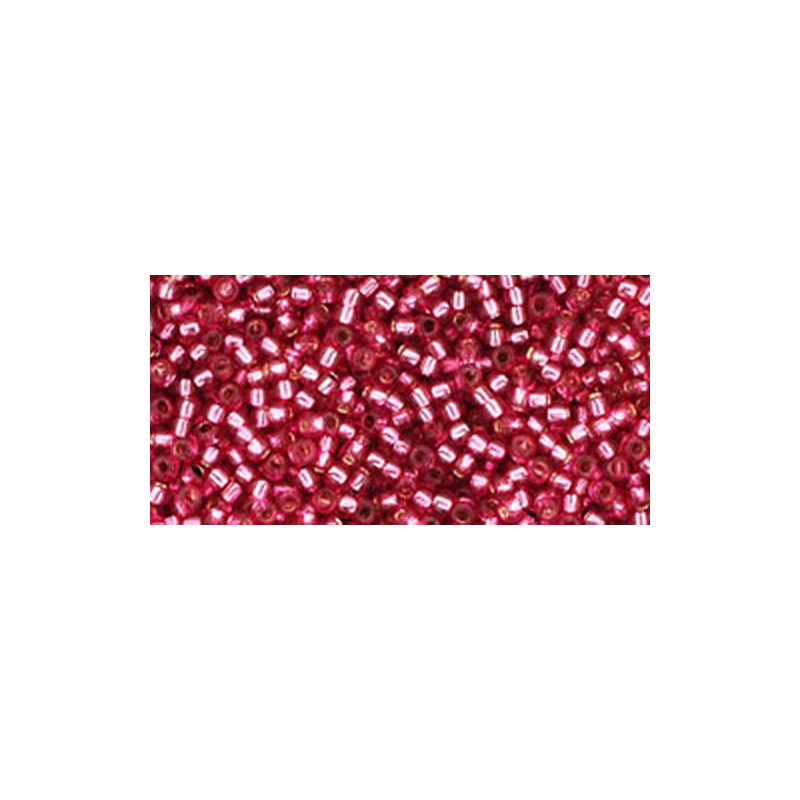 TOHO Rocailles 15/0 (#2218) Silver-Lined Mauve