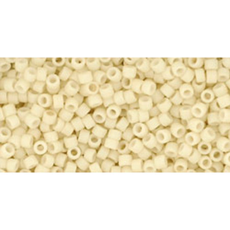 TOHO Treasures 11/0 (#762) Opaque-Pastel-Frosted Egg Shell