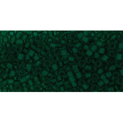 TOHO Treasures 11/0 (#932) Transparent-Frosted Green Emerald