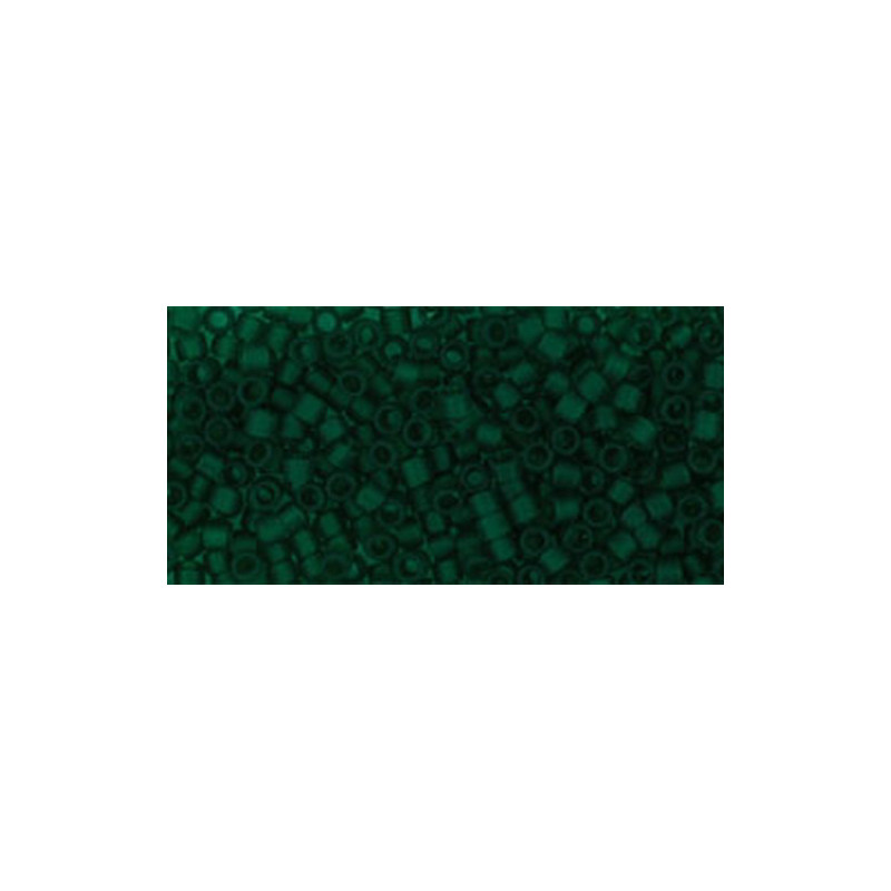 TOHO Treasures 11/0 (#932) Transparent-Frosted Green Emerald