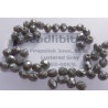 Firepolish 3mm Lustered Grey, 50 St.