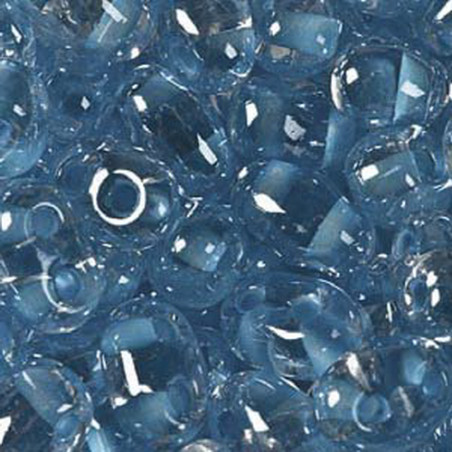 Twin Beads 2,5x5mm (#38665) Crystal Aqua Color Lined