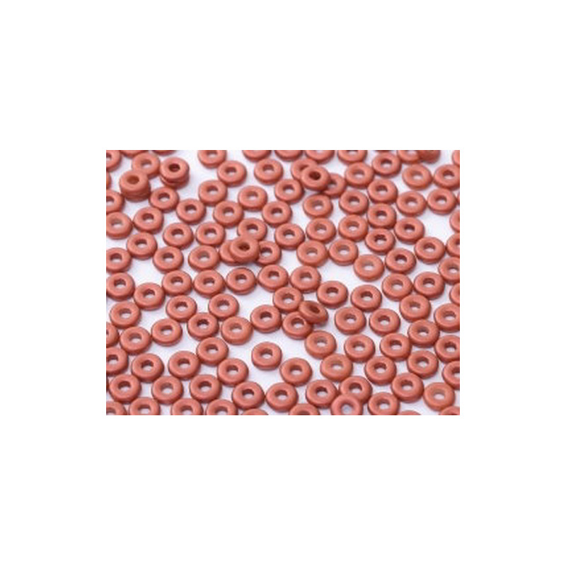 O-Beads 2x4 mm Lava Red