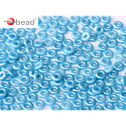 O-Beads 2x4 mm Pastel Turquoise