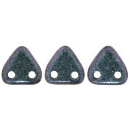 CzechMates Triangle 6mm Polychrome - Orchid Aqua