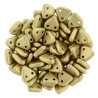 CzechMates Triangle 6mm Matte Metallic Flax