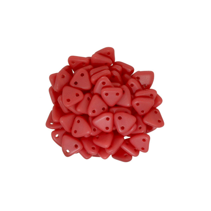 CzechMates Triangle 6mm Matte - Opaque Red