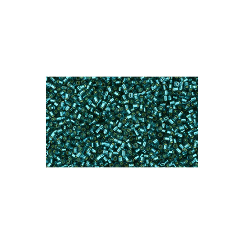 TOHO Hexcut 15/0 (#27BD) Silver-Lined Teal