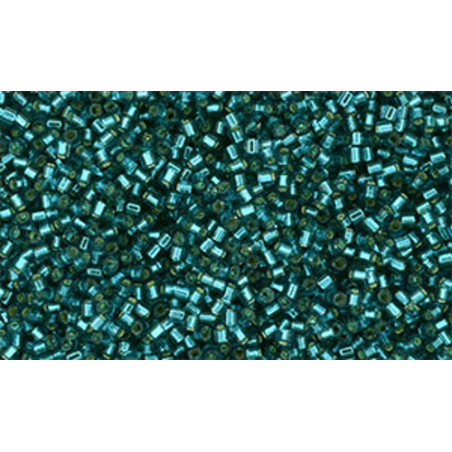 TOHO Hexcut 15/0 (#27BD) Silver-Lined Teal