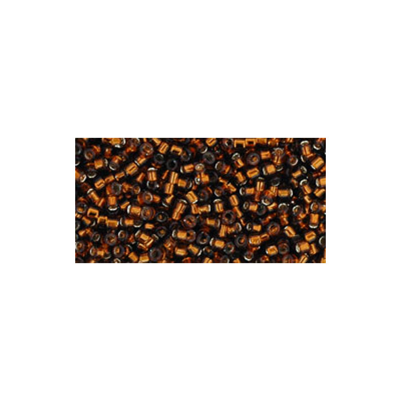 TOHO Treasures 11/0 (#34) Silver-Lined Smoky Topaz