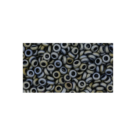 TOHO Demi Round 8/0 3mm (#613) Matte-Color Iris Gray