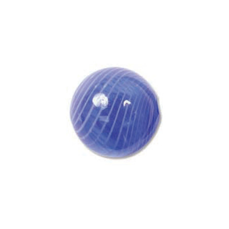 Venezianische Hohlperle Dark Blue/White, 20 mm rund
