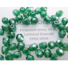 Firepolish 4mm Lustered Emerald, 50 St.