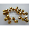 Firepolish 6mm 14ct. hartvergoldet, 25 St.