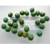 Firepolish 6mm Turquoise Picasso, 25 St.