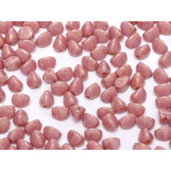 Pinch Beads 5x3mm Red Luster, 50 St.