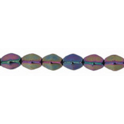 Pinch Beads 5x3mm Iris - Purple, 50 St.