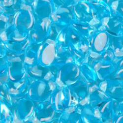 PRECIOSA Pip Beads 5x7mm Aqua, 50 St.