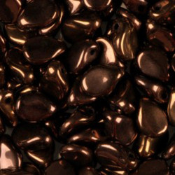 PRECIOSA Pip Beads 5x7mm Chocolate, 50 St.