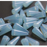 Spike Beads 5x13 mm Aqua Opal, 10 St.