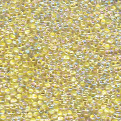 Matsuno Peanut Beads 2x4mm (P1435) Inside ColourSunshine Yellow