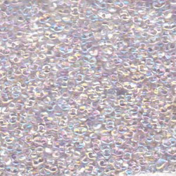 Matsuno Peanut Beads 2x4mm (P1533) Crystal Rainbow