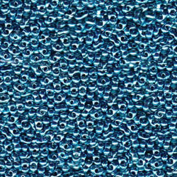 Matsuno Peanut Beads 2x4mm (P1566) Galvanized Blue