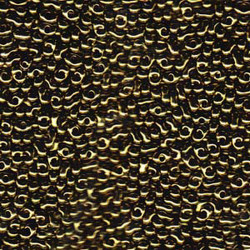 Matsuno Peanut Beads 2x4mm (P2002) Metallic Olive