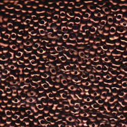 Matsuno Peanut Beads 2x4mm (P2004-MA) Metallic Copper Bronze
