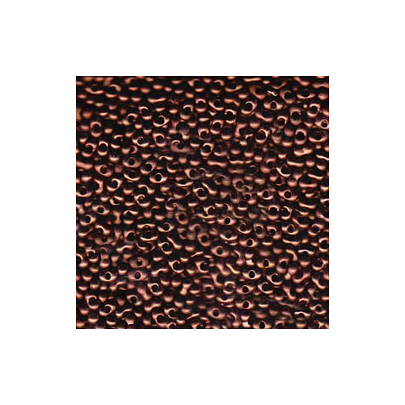 Matsuno Peanut Beads 2x4mm (P2004-MA) Metallic Copper Bronze