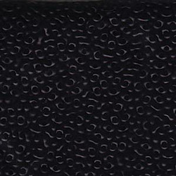 Matsuno Peanut Beads 2x4mm (P2748-MA) Opaque Black Matte
