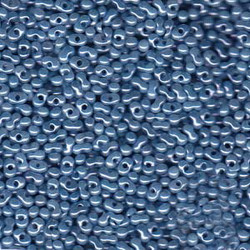 Matsuno Peanut Beads 2x4mm (P3008) Ceylon Dusky Blue Opal