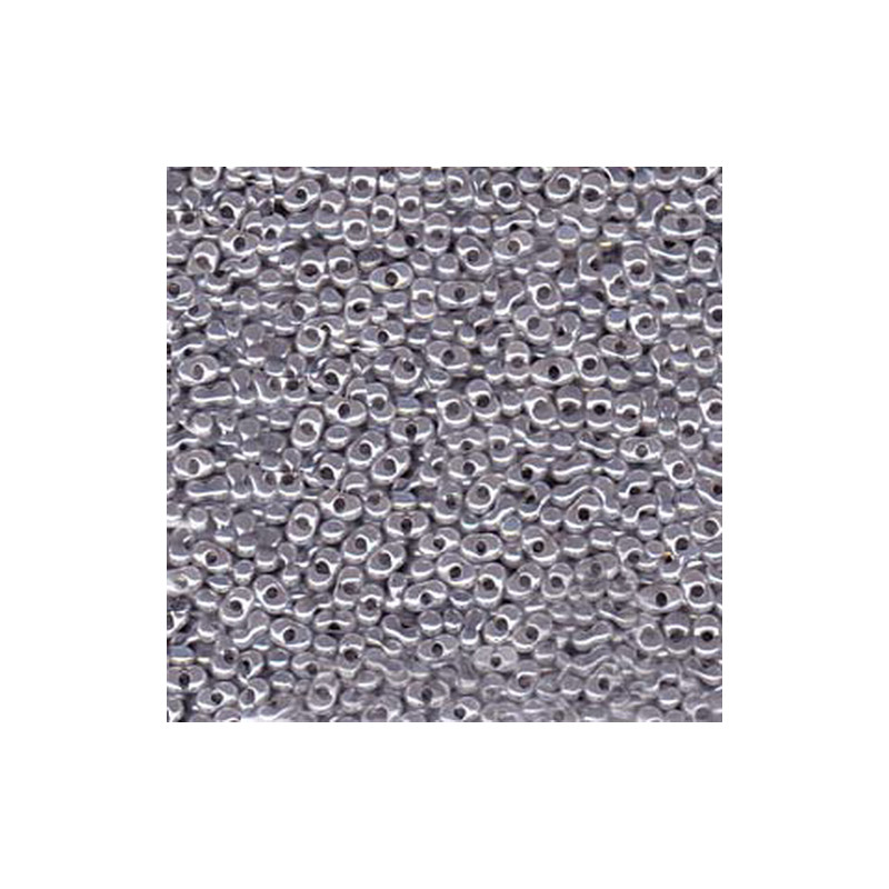 Matsuno Peanut Beads 2x4mm (P3340) Ceylon Storm Cloud