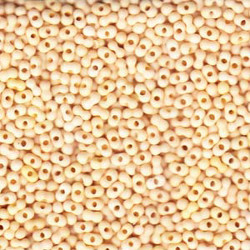 Matsuno Peanut Beads 2x4mm (P4001-MA) Frosted Sandstone