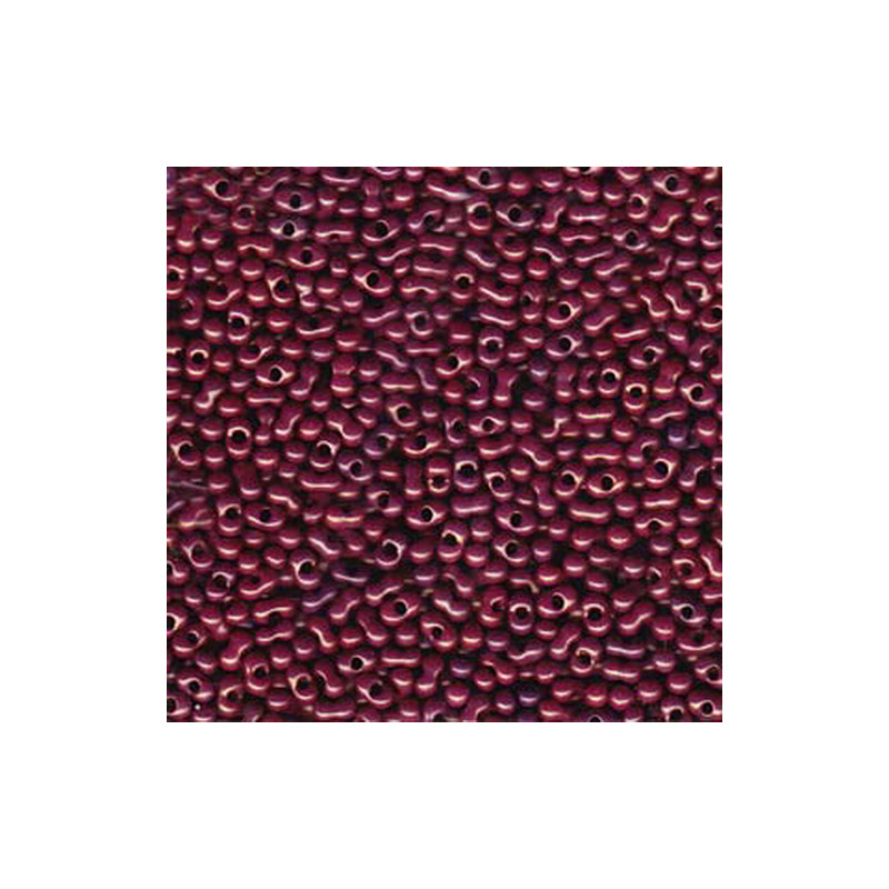 Matsuno Peanut Beads 2x4mm (P4007) Old Rose Lustered