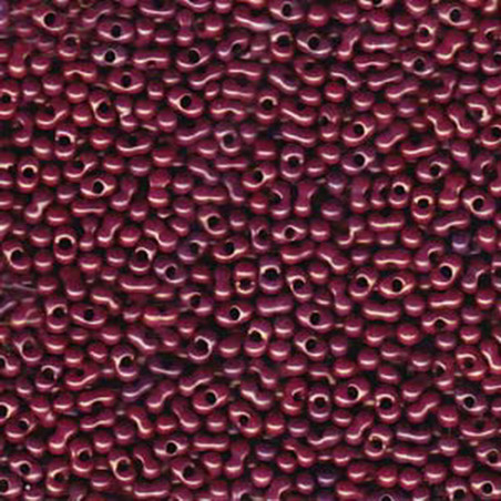 Matsuno Peanut Beads 2x4mm (P4007) Old Rose Lustered