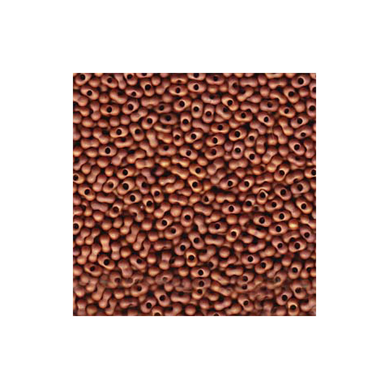 Matsuno Peanut Beads 2x4mm (P4009-MA) Matte Rose Gold