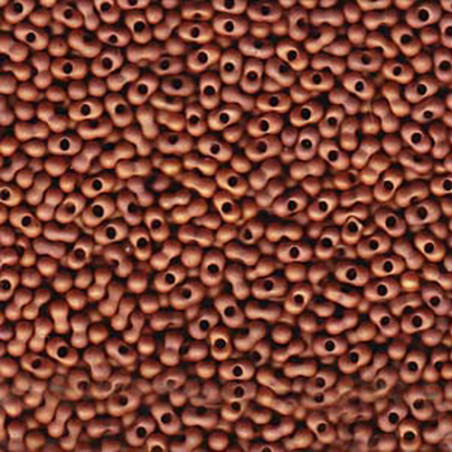 Matsuno Peanut Beads 2x4mm (P4009-MA) Matte Rose Gold