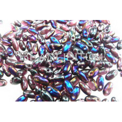 Rizo Beads 2,5x6mm Amethyst Azuro