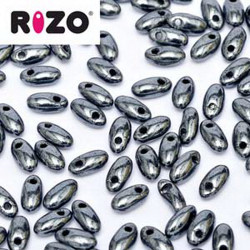 Rizo Beads 2,5x6mm Hematite